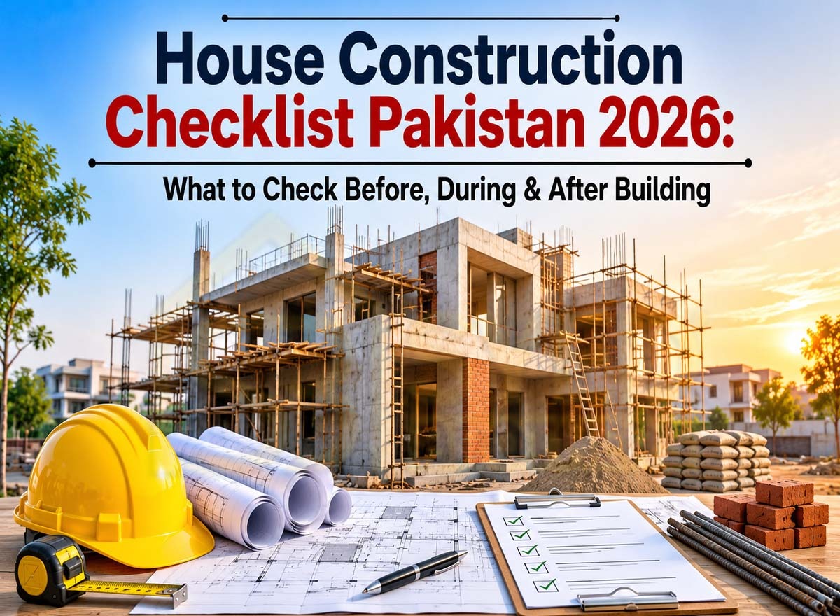 House Construction checklist pakistan 2026